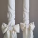 Lumanare Swirl pentru nunta sau botez