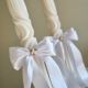 Lumanare Swirl pentru nunta sau botez