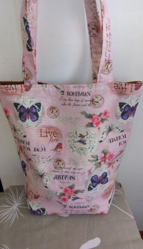 Saco textil handmade pentru plaj sau cumprtu