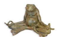 Broasca meditand-statueta din bronz