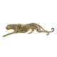Ghepard-statueta din bronz auriu