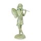 Zana cantand la flaut-statueta din bronz