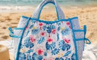 Geanta Patchwork cu organizator detasabil - Lagoon
