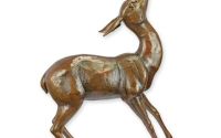 Caprioara-statueta din bronz