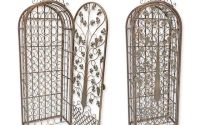 Dulap pentru vinuri din fier forjat antik brown