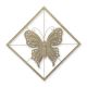 Fluture-decoratiune de perete din fier forjat