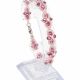 Set elegant bratara si cercei ciclame-roz pudrat