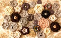 Lot flori crosetate