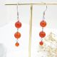 Cercei lungi Carneol natural i Inox Elegan n n