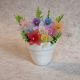 Aranjament floral decorativ handmade 