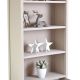 Biblioteca Shabby Chic din lemn masiv bej