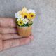Mini buchet de floarea soarelui 
