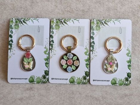 BrelocAccesorii cu flori 