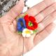 Brosa tip ac BUCHET 3 FLORI