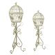 Set doua jardiniere cu picior din fier forjat