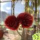 Colier lung bronz cu accesorii din blanita si lemn