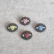 Brose vintage cu flori 