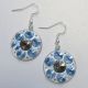 Cercei cu cristale Swarovski Light Sapphire 