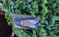 Tablou pictat manual Sfbtul Iosif Isihastrul