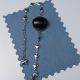 Set bijuterii cu Onix 1813 cm si Swarovski