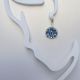 Cercei fashion cu Swarovski Light Sapphire 6mm