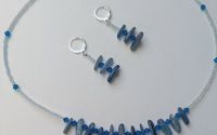 Set Valurile Marii cu Kyanit Topaz si Swarovski