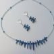 Set Valurile Marii cu Kyanit Topaz si Swarovski