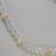 Set alb cu Opal african si argint