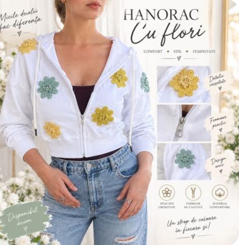 Hanorac inflorat