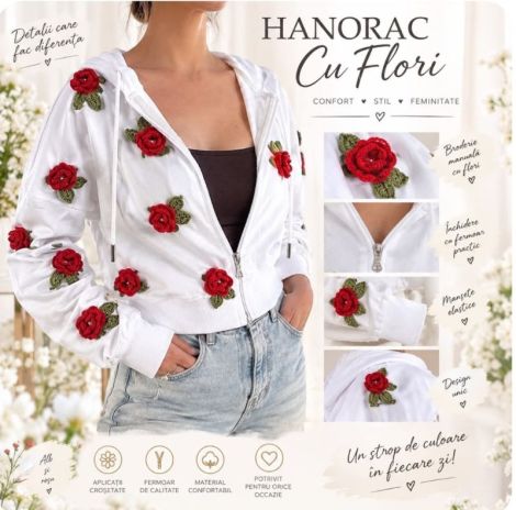 Hanorac inflorat