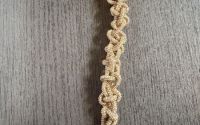 Bratara Handcrafted Eleganta din Snur cu Strasuri 