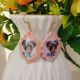 Cercei fetita Light Pink