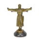 Credo-statueta din bronz cu un soclu din marmura