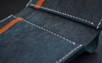 Portofel din piele naturala lucrat integral manual