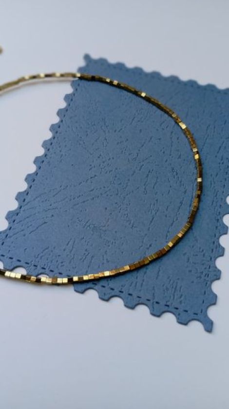 Colier fin din Hematit 1.5mm lungime 42cm