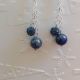 Cercei party cu lant Lapis Lazuli si Shamballa