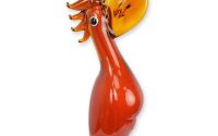 Pelican-figurina din sticla Murano