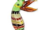 Pasare-figurina din sticla Murano