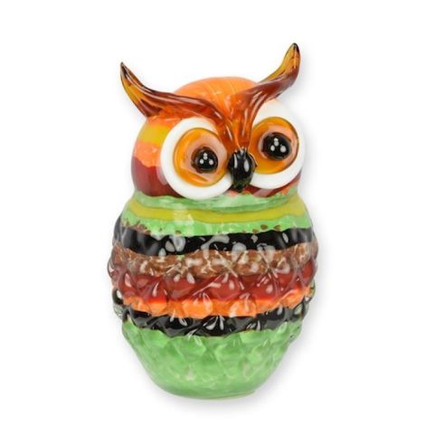 Bufnita-figurina din sticla Murano