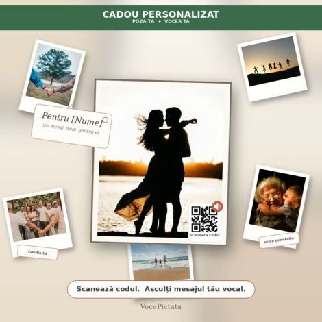 Tablou cu mesaj vocal ascuns in cod QR