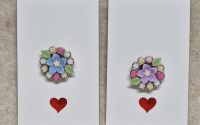 Brose florale realizate manual 
