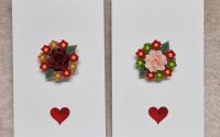 Brose florale realizate manual 