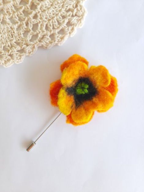 Brosa tip ac FLOARE DE MAC