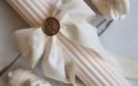 Lumanare canelata de botez