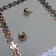 Cercei Steluta Swarovski aurie 10mm