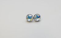 Cercei Steluta argintie Swarovski