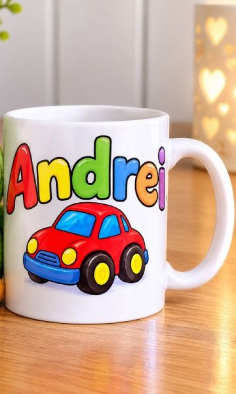 Cana cu nume Andrei+breloc gratuit