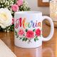 Cana personalizat Maria+1breloc gratuit la comand