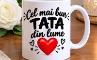 Cana cel mai bun tata +1breloc gratuit la comanda 
