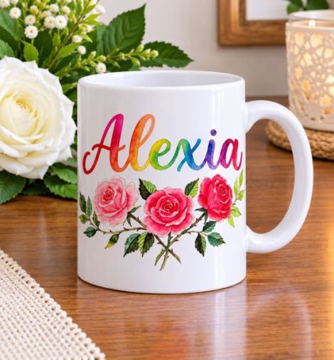 Cana cu nume Alexia +1breloc gratuit la comanda